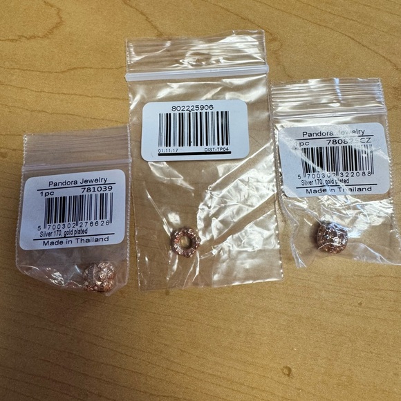 Genuine PANDORA Rose Gold Sparkle of Love Charm #781241CZ - Picture 1 of 3